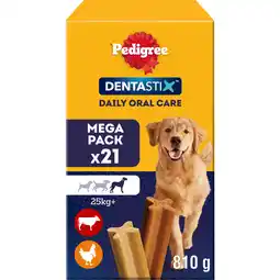 Jumbo Pedigree Dentastix Maxi Kauwstaaf - Gebitsverzorgende Hondensnack - 21 Stuks aanbieding