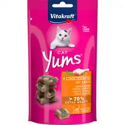 Jumbo Vitakraft Cat Yums Kip en Kattengras 40 g aanbieding