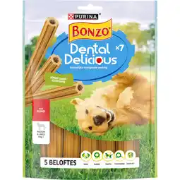 Jumbo Bonzo Snacks Dental Delicious Medium Rund 200g aanbieding