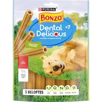 Jumbo Bonzo Snacks Dental Delicious Medium Rund 200g aanbieding