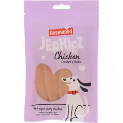 Jumbo Rosewood Jerkiez Tender Fillets Kip 70g aanbieding
