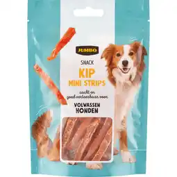 Jumbo Jumbo Snack Kip Mini Strips 100 g aanbieding