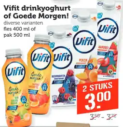 Coop Vifit drinkyoghurt of Goede Morgen! aanbieding
