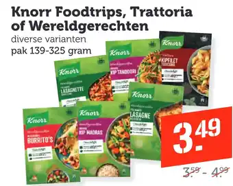 Coop Knorr Foodtrips, Trattoria of Wereldgerechten aanbieding