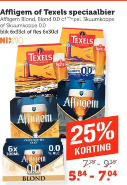 Coop Affligem of Texels speciaalbier aanbieding