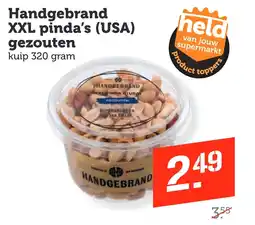 Coop Handgebrand XXL pinda's (USA) gezouten aanbieding