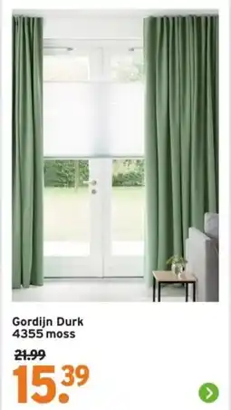 GAMMA Gordijn Durk 4355 moss aanbieding