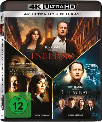 Amazon Illuminati / Inferno / The Da Vinci Code (3 4K Ultra HD s + 3 Blu-rays) aanbieding