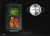 Praxis KitchenBrothers Inductie Kookplaat - Inbouw - 4 Zones - 1/2 Fase - 2800W - Zwart aanbieding
