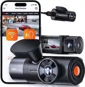 Bol.com Vantrue N4 Pro Triple 3CH 4K Wifi GPS dashcam voor auto aanbieding