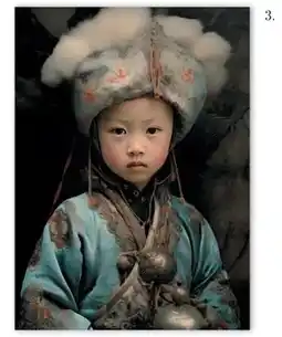 IN.HOUSE Wanddecoratie Traditional child 2 blauw aanbieding