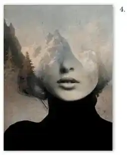 IN.HOUSE Wanddecoratie Head in the sky grijs aanbieding