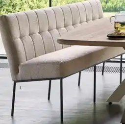 IN.HOUSE Eetbank Janinto beige aanbieding