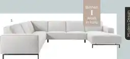 IN.HOUSE Hoekbank links Virgio lichtgrijs aanbieding