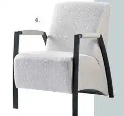 IN.HOUSE Fauteuil Grandola beige duo stoffering aanbieding