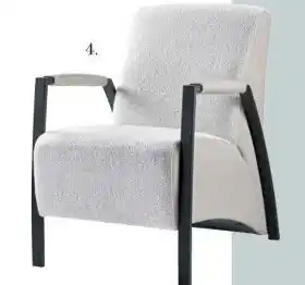 IN.HOUSE Fauteuil Grandola beige duo stoffering aanbieding