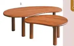 IN.HOUSE Salontafelset Nubira mangohout naturel aanbieding