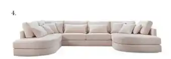 IN.HOUSE Elementenbank rechts Parosa beige aanbieding
