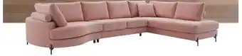 IN.HOUSE Hoekbank links Renato roze aanbieding