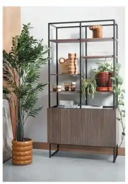 IN.HOUSE Vakkenkast Marandi small bruin aanbieding
