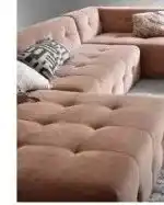 IN.HOUSE Elementenbank links Durina roze aanbieding