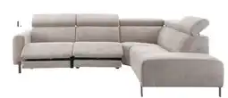 IN.HOUSE Hoekbank links met relax Nardio taupe aanbieding