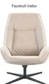 IN.HOUSE Draaifauteuil Irabo beige aanbieding