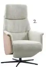 IN.HOUSE Relaxfauteuil Pomonti M grijs bruin aanbieding