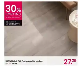 Karwei KARWEI click PVC Primera rechte stroken aanbieding