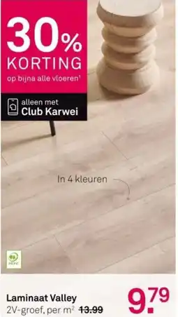 Karwei Laminaat Valley aanbieding