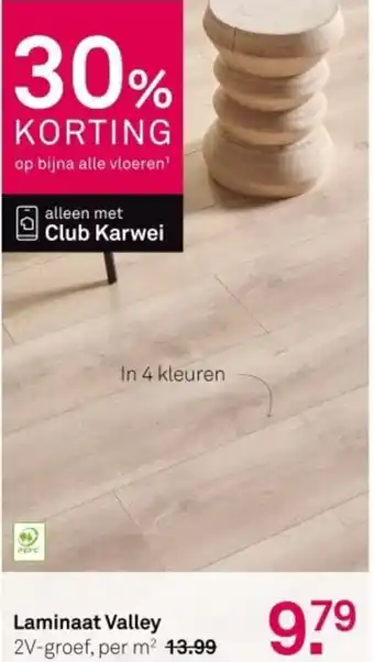 Karwei Laminaat Valley aanbieding