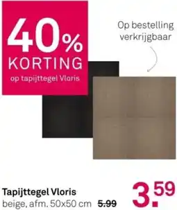 Karwei Tapijttegel Vloris aanbieding