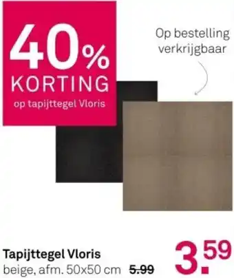 Karwei Tapijttegel Vloris aanbieding