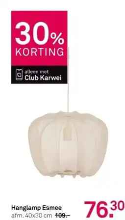 Karwei Hanglamp Esmee aanbieding