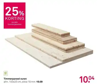 Karwei Timmerpaneel vuren aanbieding