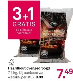 Karwei Haardhout ovengedroogd aanbieding
