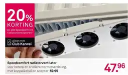 Karwei Speedcomfort radiatorventilator aanbieding