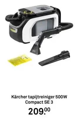 Karwei Kärcher tapijtreiniger 500W Compact SE 3 aanbieding