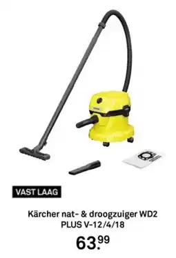 Karwei Kärcher nat & droogzuiger WD2 PLUS V-12/4/18 aanbieding
