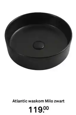 Karwei Atlantic waskom Milo zwart aanbieding