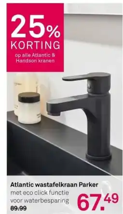 Karwei Atlantic wastafelkraan Parker aanbieding
