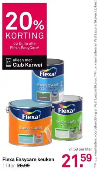 Karwei Flexa Easycare keuken aanbieding