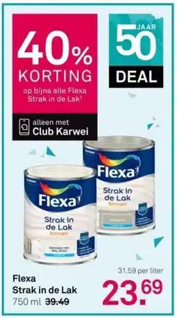 Karwei Flexa Strak in de Lak aanbieding