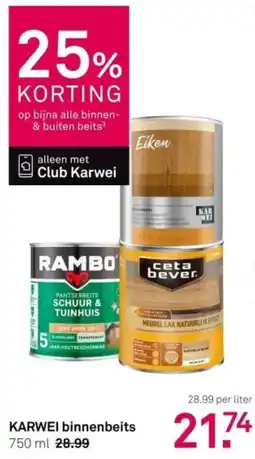 Karwei KARWEI binnenbeits aanbieding