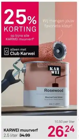 Karwei KARWEI muurverf aanbieding