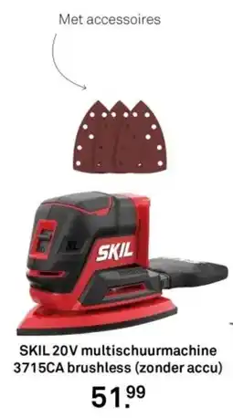 Karwei SKIL 20V multischuurmachine 3715CA brushless aanbieding