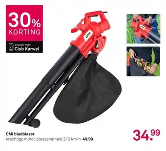 Karwei CMI bladblazer aanbieding