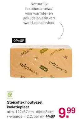 Karwei Steicoflex houtvezel isolatieplaat aanbieding