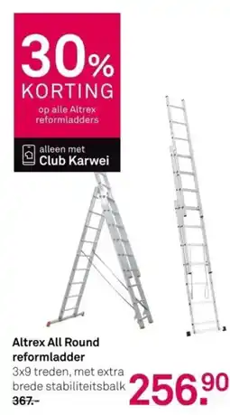 Karwei Altrex All Round reformladder aanbieding