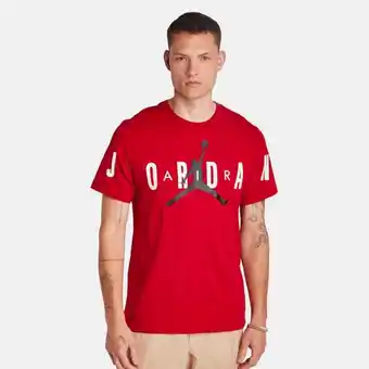 Foot Locker Jordan Air Stretch T-shirts Heren - Rood - Maat S - Katoen Fleece aanbieding
